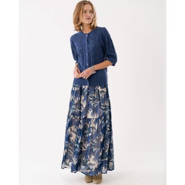 Shop Lolly's Laundry Sunset Maxi Skirt Blue