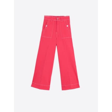 Shop Vilagallo Coral Noa Trousers In Pink