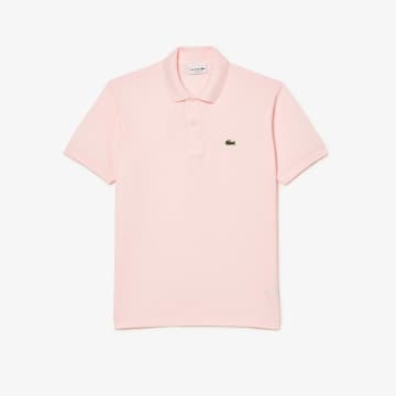 Shop Lacoste Flamingo Pink Original L1212 Petit Pique Polo Shirt