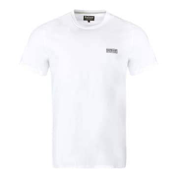 Shop Barbour White Small Logo T Shirt