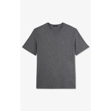 Shop Eden Park Grey Cotton Pima T Shirt