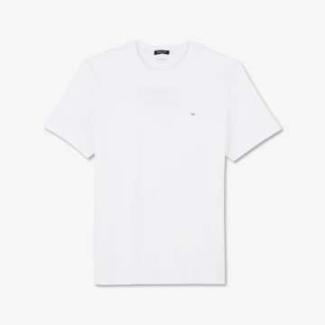 Shop Eden Park White Cotton Pima T Shirt