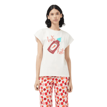 Shop Compañía Fantástica Hot Chilli Printed T-shirt In White From