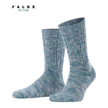 Shop Falke Brooklyn Teal Socks