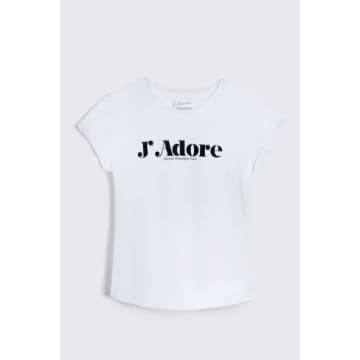 Shop Eleven Loves J'adore T Shirt In White