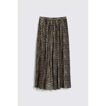 Shop Eleven Loves Sally Leopard Print Skirt In Red
