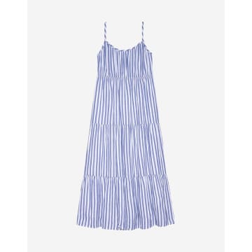 Shop Rails Blakely Striped Tier Strappy Dress Size: L, Col: Blue