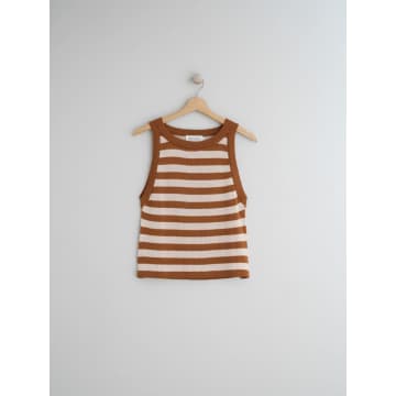 Indi And Cold Terracotta Striped Jersey In Brown
