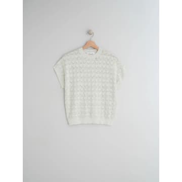 Indi And Cold Water Loose Knitted Sweater In White