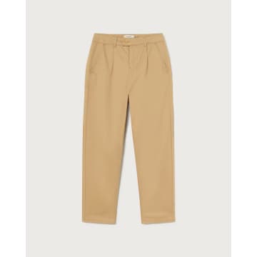 Thinking Mu Camel Wotan Trousers In Gold