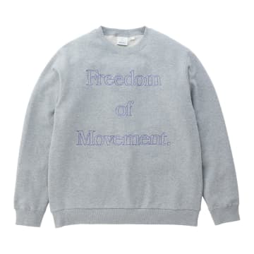 Gramicci Movement Sweatshirt (heather) In Grey