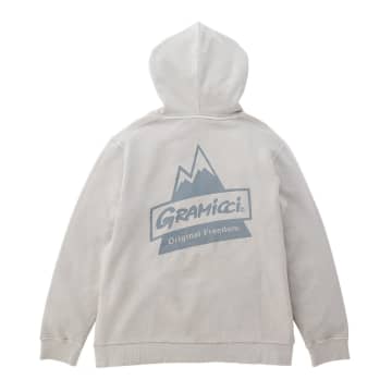 Gramicci Peak Hooded Sweatshirt (oatmeal Pigment) In Gray