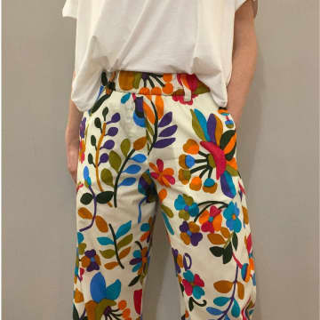 Hod Large Flowery Trousers In Multi