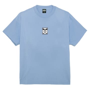 Obey Icon Heavyweight T-shirt (hydrangea) In Blue