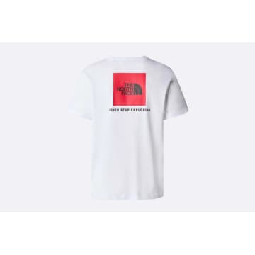 The North Face Redbox Tee White Red