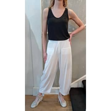 Transit Comfort Fit Trousers In White
