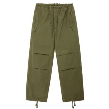 Amish Trousers For Man Amu067p4160111 Army Green