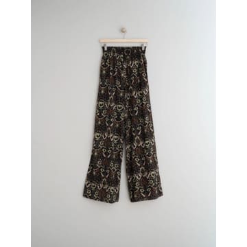 Indi And Cold Aztec Print Trousers In Black