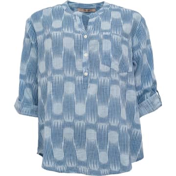 Costa Mani Love Shirt | Stripe Blue