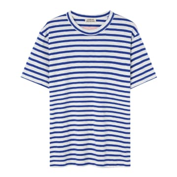 Loreak White & Ink Stripe Arraun M  T-shirt