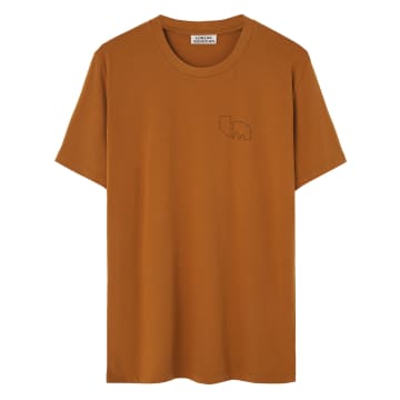 Loreak Caramel Stroke Corita T-shirt In Brown