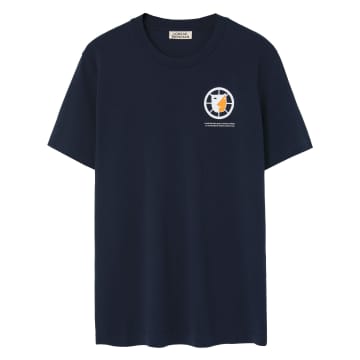 Loreak Navy Astro Barraca T-shirt In Blue