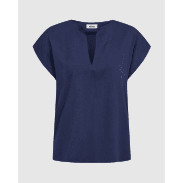 Shop Minimum Gillians 9911 Blouse Medieval Blue