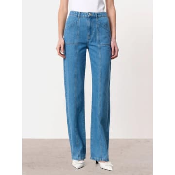 Levete Room Frilla 3 Jeans In Blue