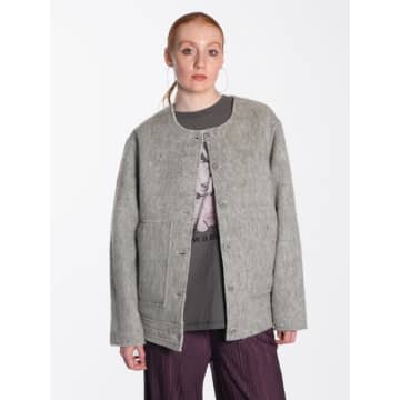 Object Kuna Wool Jacket In Grey