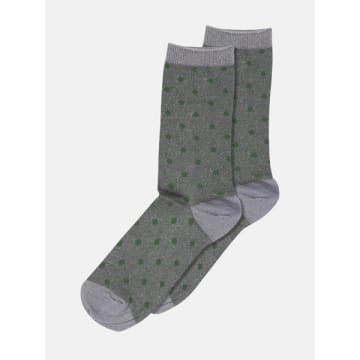 Mp Denmark Donna Ankle Socks In Grey