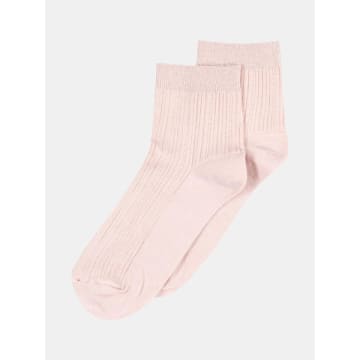 Mp Denmark Darya Short Ankle Socks In Pink