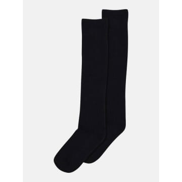 Mp Denmark Inga Knee High Socks In Black