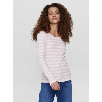 Numph Numixie Ls T-shirt In Pink