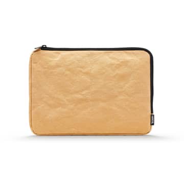 Hayashi Vegan Paper Leather Laptop Sleeves In Dust Colour