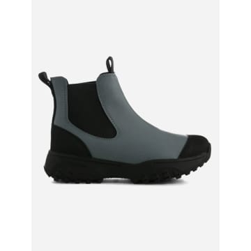 Woden Magda Track Waterproof Boots In Gray