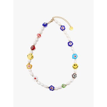 Sui Ava Good Vibes Necklace In Multi