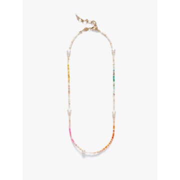 Anni Lu Rainbow Nomad Necklace In Gold