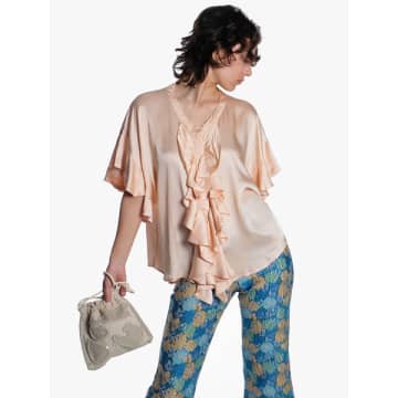 Asta N Evelina Blouse In Pink