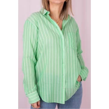 Sacre Coeur Manon Shirt In Minty In Green