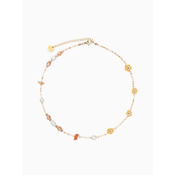 Sui Ava Flower Power Necklace In Gold