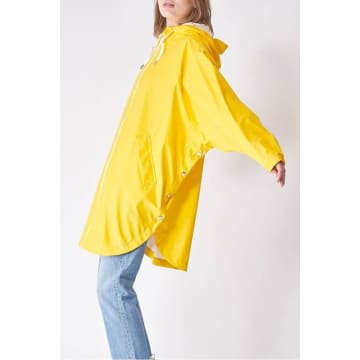 Tanta Rainwear Sky Jacket In Lemon Chrome In Yellow