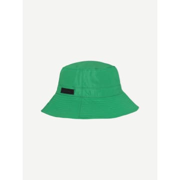 Ganni Tech Bucket Hat In Green