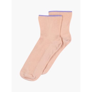 Mp Denmark Ava Ankle Socks In Pink