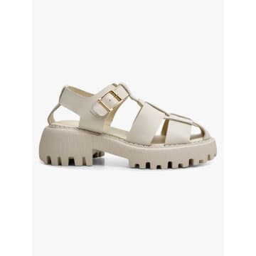 Shoe The Bear Posey Fisherman Sandals In White