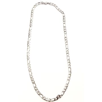 Urbiana Stainless Steel Link Necklace In Metallic
