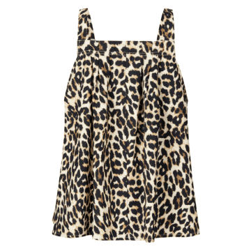 Lolly's Laundry Lungi Leopard Strappy Top In Animal Print