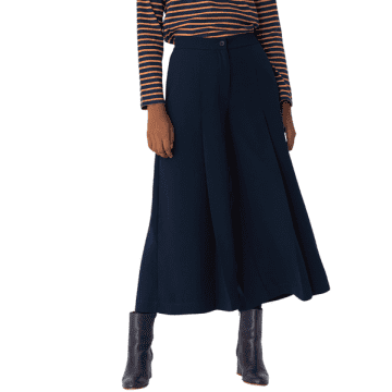 Nice Things Navy Trousers Skirt From In Blue
