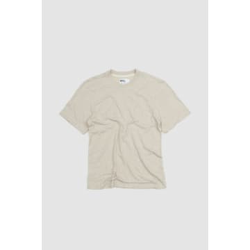 Shop Margaret Howell Simple T-shirt Organic Cotton Linen Jersey Natural