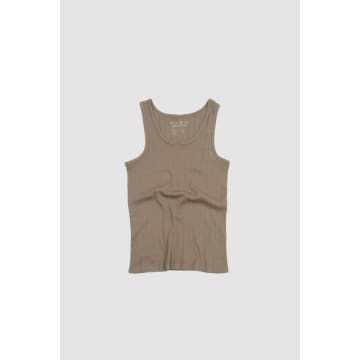 Mfpen Rib Tank Top 2pack Taupe In Brown