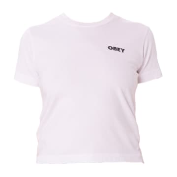 Obey T-shirt Visual Studios Donna White